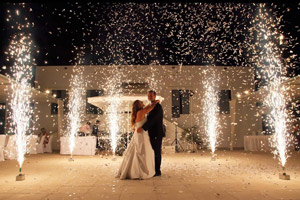 Фейерверк на свадьбу
